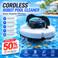 🏊‍♂️Desconto de 50% no último dia🤖🧹Limpador robótico sem fios para piscina