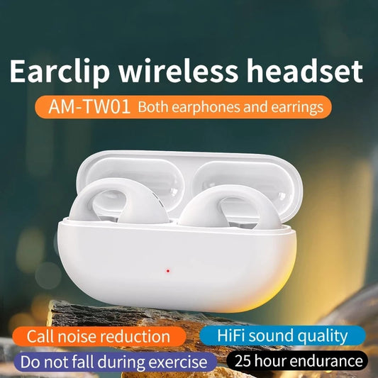 Wireless Ear Clip Bone Conduction Headphones（50% OFF）