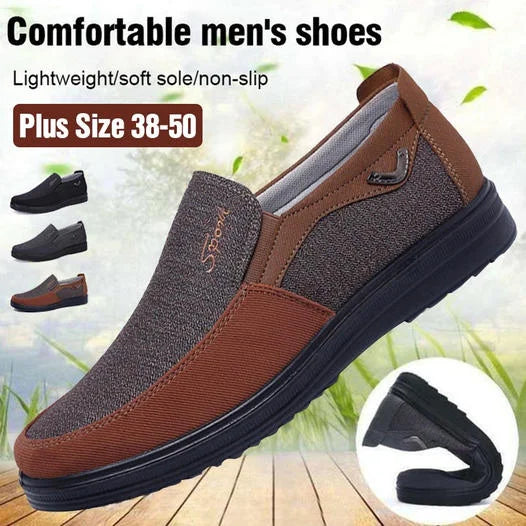 ?Last day promotion 50% off?Men's Casual Breathable Cloth Shoes
