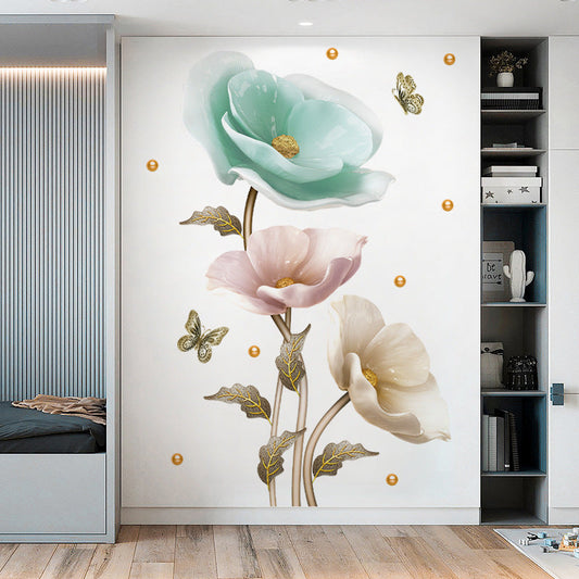 Flower Wall Sticker Wallpaper