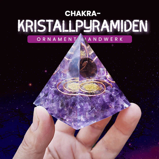 Chakra-Kristallpyramiden-Ornament-Handwerk