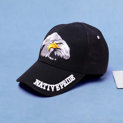 USA-Flag Eagles Baseball Cap